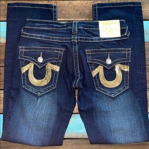 True Religion Super Billy T Straight Leg Jeans